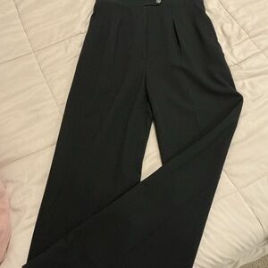 CHANEL Black Wide Leg Women's Pants